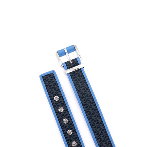 Women\'s 1.75 Inch Logo Belt With Grommets, Stylish Fashion Accessory For🤓